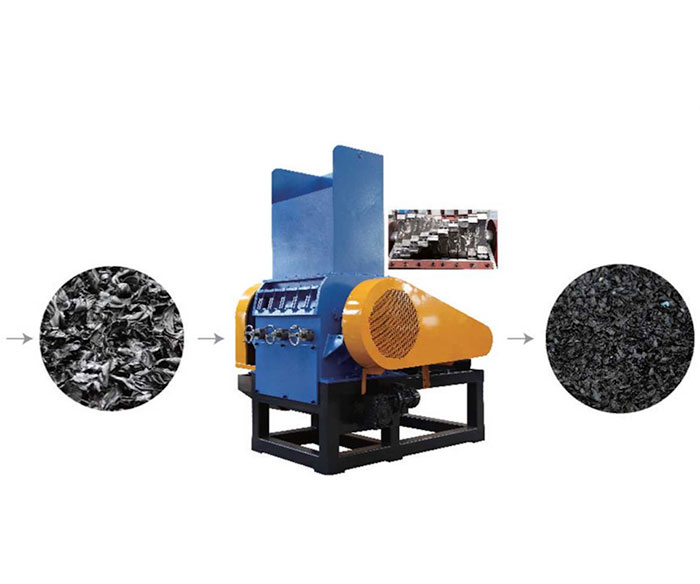 Long pipe shredder crusher granulator plastic recycling machine