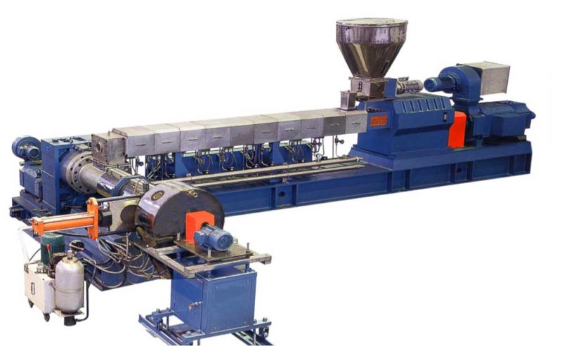 Two-stage compounding line – plastic recycling machine